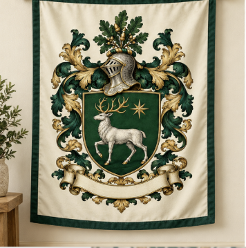 Your Family Crest on a Flag
