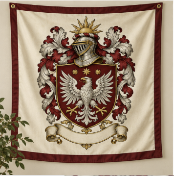 Your Family Crest on a Flag