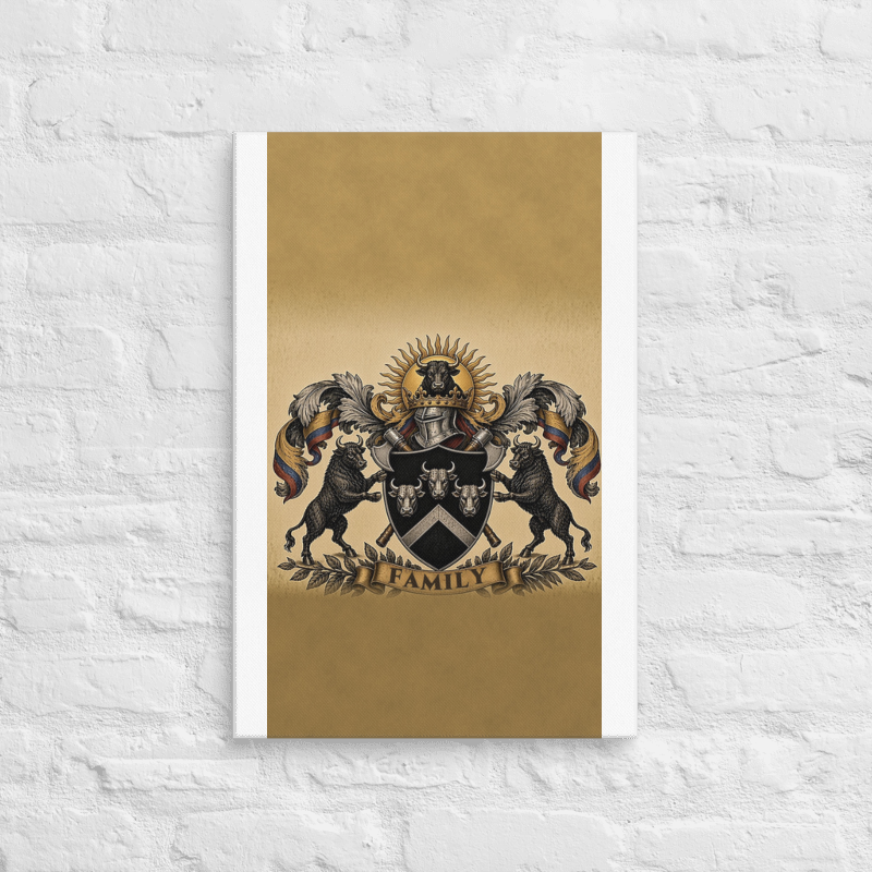 Your Family Crest on Canvas