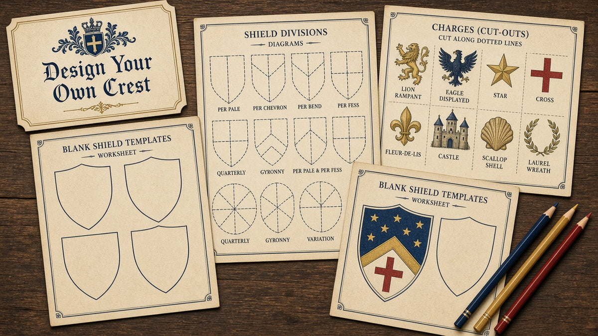 Design-Your-Own Crest Template Kit