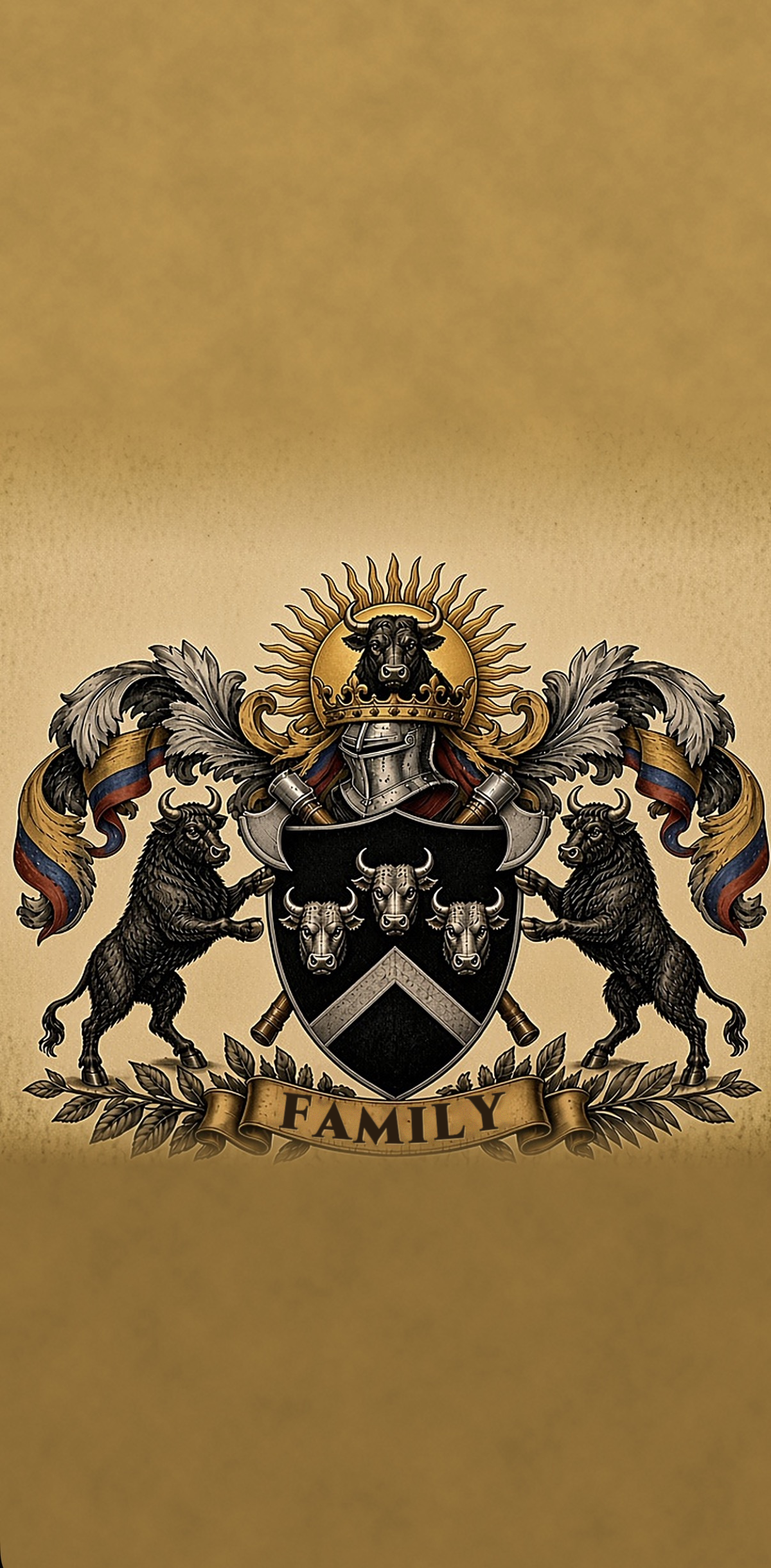 Your Family Crest Sherpa Blanket